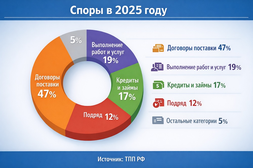 Арбитражный суд при ТПП РФ зафиксировал рекордный приток споров
